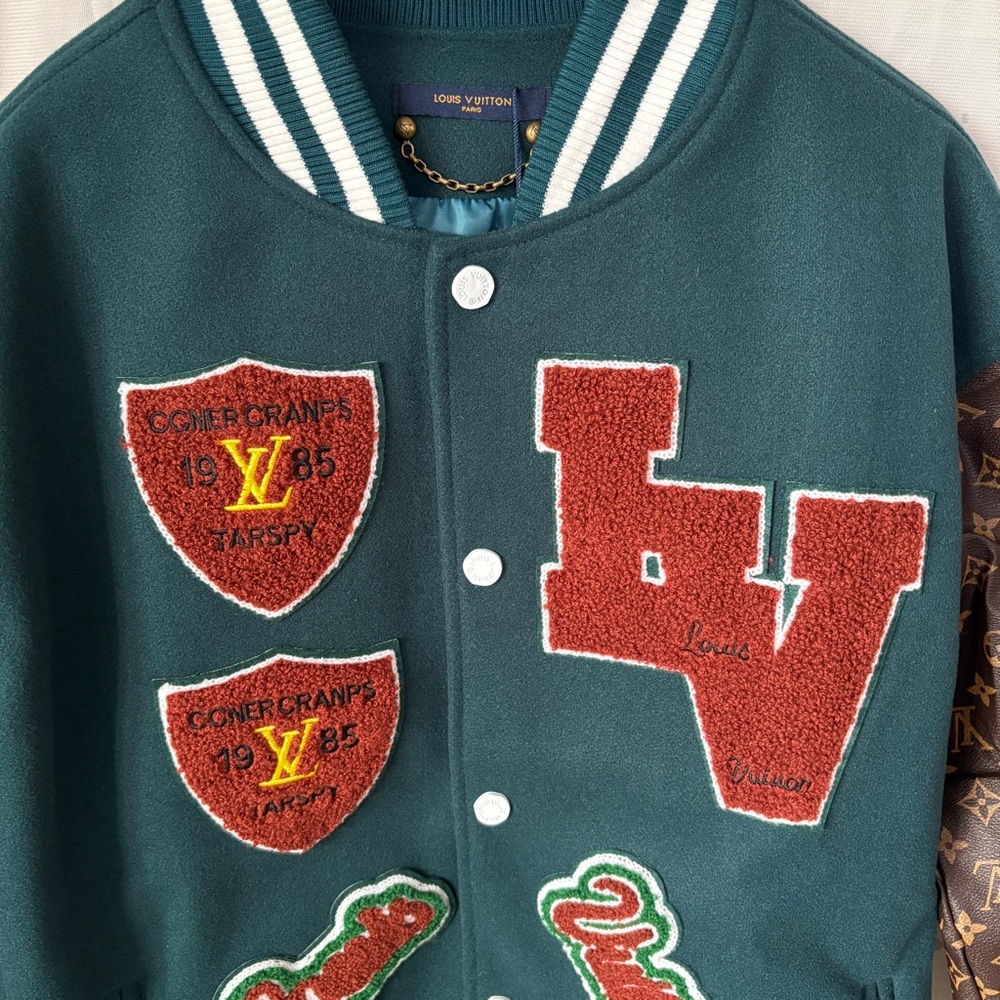 Louis Vuitton Monogram Patchwork Terry Cloth Base… - image 3